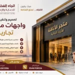 تصميم واجهات محلات تجارية | واجهات احترافية تعكس هوية نشاطك التجاري وتجذب المزيد من العملاء