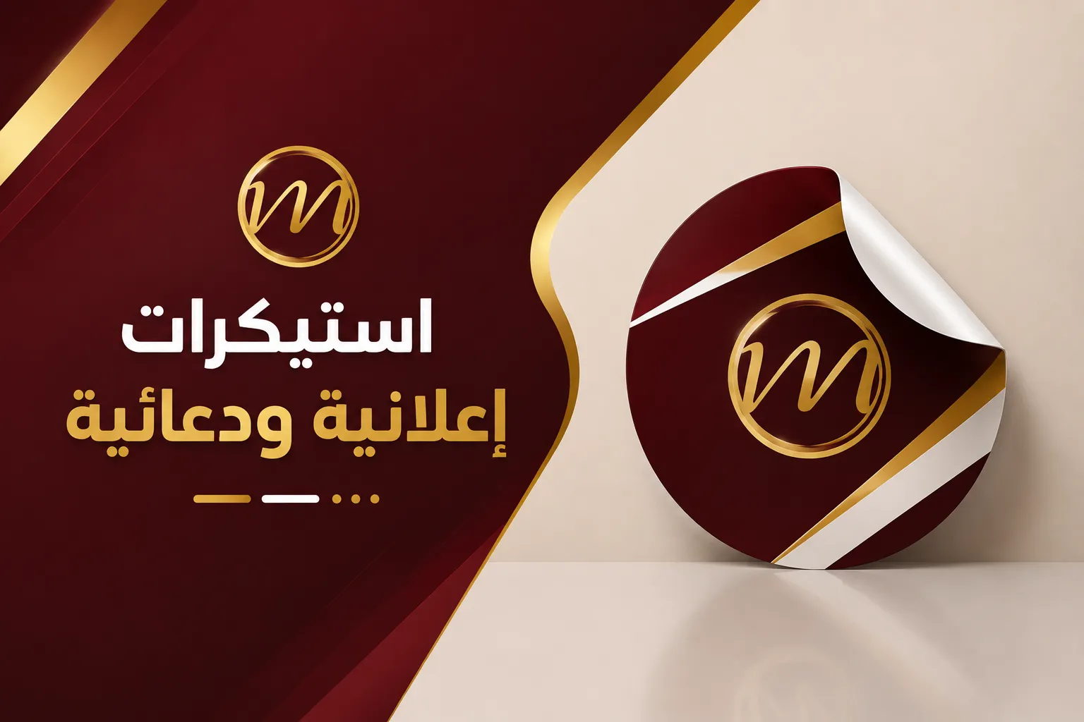 استيكرات إعلانية ودعائية بجدة