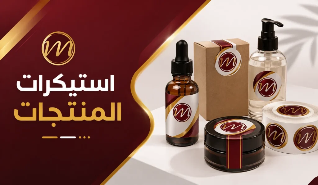 استيكرات المنتجات بجدة